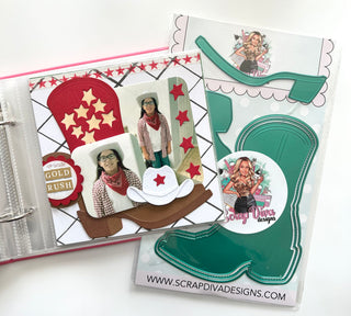 Cowboy Boot Mini Album