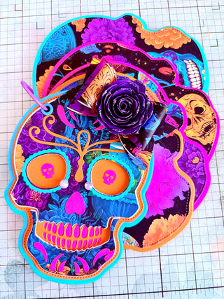 Day of the Dead Skull Mini Album
