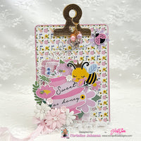Bee Happy Chipboard Stickers