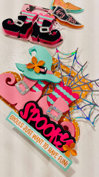 Witch Shoe Bag Topper