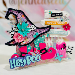 Witch Shoe Bag Topper