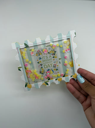 Postage Stamp Card Base
