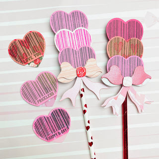 Heart Barcode Stamp