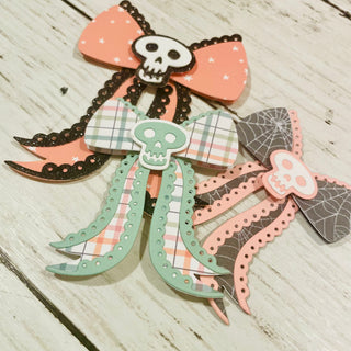 Halloween Scalloped Bow Small