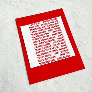 Valentine Stamp & Die Set 2026