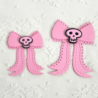 Halloween Scalloped Bow Small