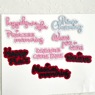 Magic Kingdom Words Die Set