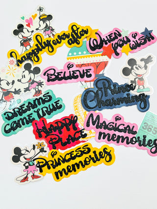 Magic Kingdom Words Die Set