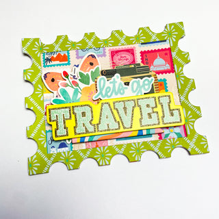 Postage Stamp Card Base