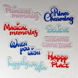 Magic Kingdom Words Die Set