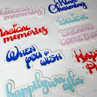 Magic Kingdom Words Die Set