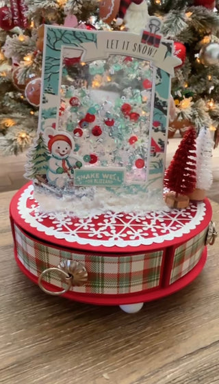 Carousel Box W/ Drawers