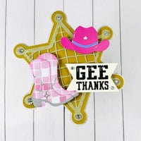 Cowgirl Stamp Set