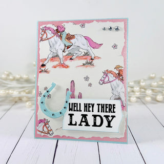 Cowgirl Stamp Set