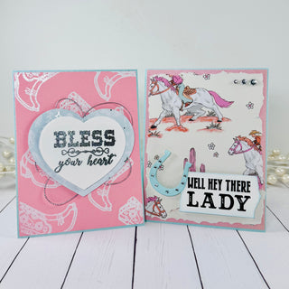 Cowgirl Stamp Set