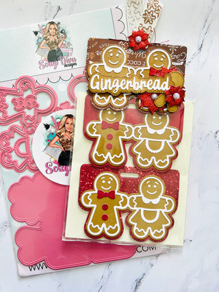 Gingerbread Cookie Bag Topper