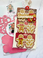 Gingerbread Cookie Bag Topper