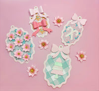 Wavy Oval W/ Bow - PRE-ORDER ONLY