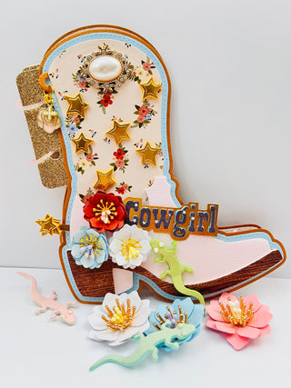 Cowboy Boot Mini Album
