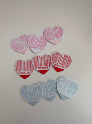 Heart Barcode Stamp