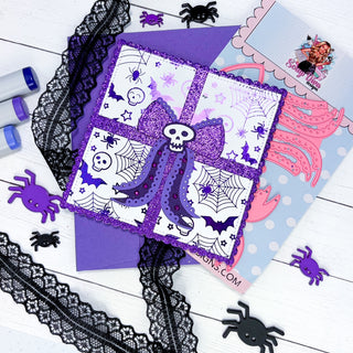 Halloween Scalloped Bow Small
