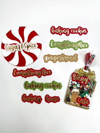 Gingerbread Script Words