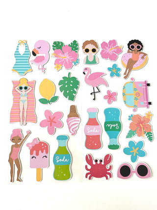 Hello Sunshine Chipboard Stickers