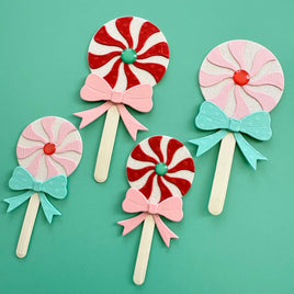Peppermint Lollipop W/ Bow