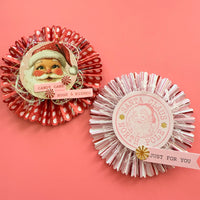 Candy Cane Rosette Duo