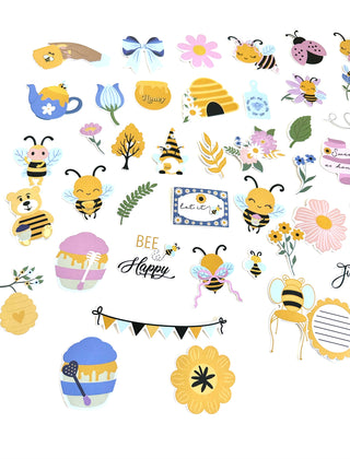 Bee Happy Die Cuts
