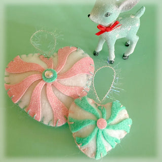 Peppermint Heart Candy Shaker