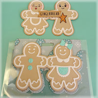 Gingerbread Cookie Bag Topper