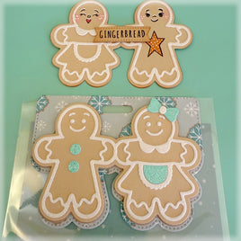 Gingerbread Cookie Bag Topper