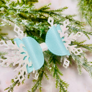 Double Snowflake Bow Set