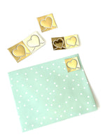 Heart Postage Stamps Die Set