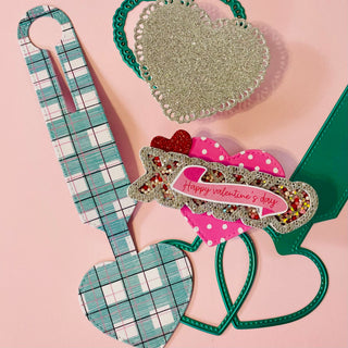 Heart Suitcase Tags