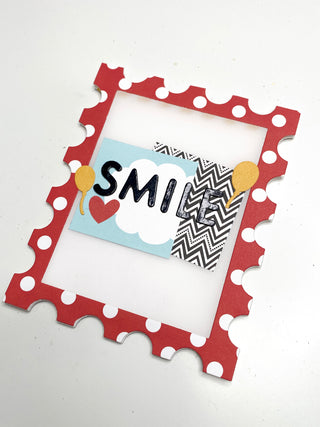Postage Stamp Card Base