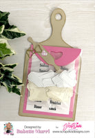 Recipe Card Stamp & Die Set
