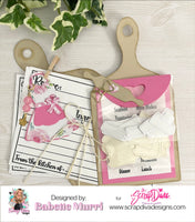 Recipe Card Stamp & Die Set