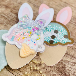 Ice Cream Bunny Shaker