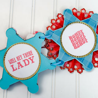 Cowgirl Stamp Set