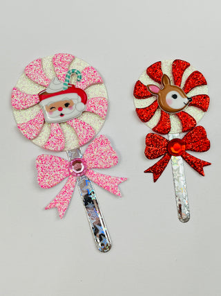 Peppermint Lollipop W/ Bow