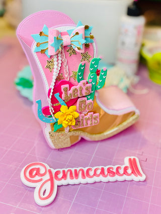 Cowboy Boot Mini Album