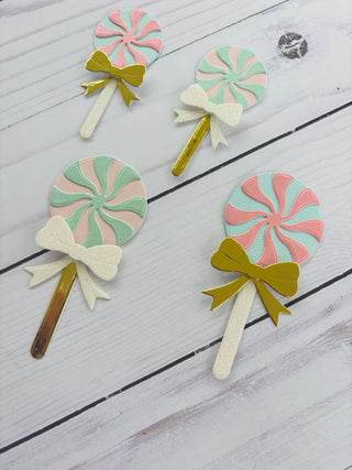 Peppermint Lollipop W/ Bow