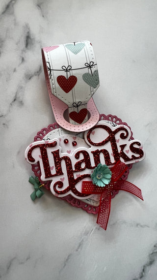 Heart Suitcase Tags