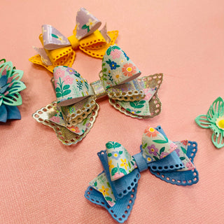 Lace Border Bow