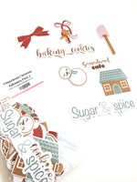 Gingerbread Christmas Ephemera Pack 1