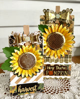 Sunflower Bag Topper Small