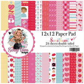 Scrap Diva Designs Sweetheart Paper Collection 12x12