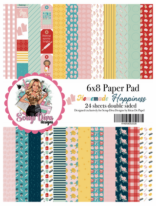 Scrap Diva Design Exclusive Homemade Happiness 6x8